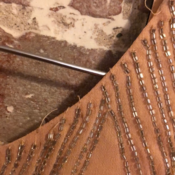 MLV Sequin Beige & Black Cocktail Dress - Picture 8 of 8